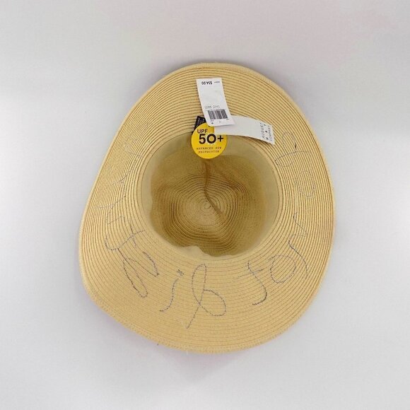 August Hat Company Wide Brim Floppy UPF 50+ Sun Protection Summer Beachy Beach - Picture 2 of 7